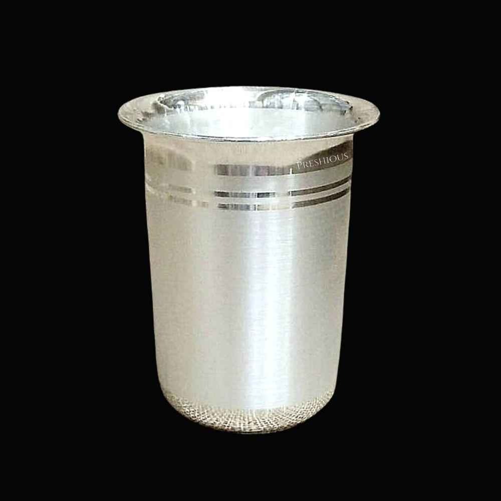Pure Silver Glass Matt Finished, 40 grams, BIS Hallmarked
