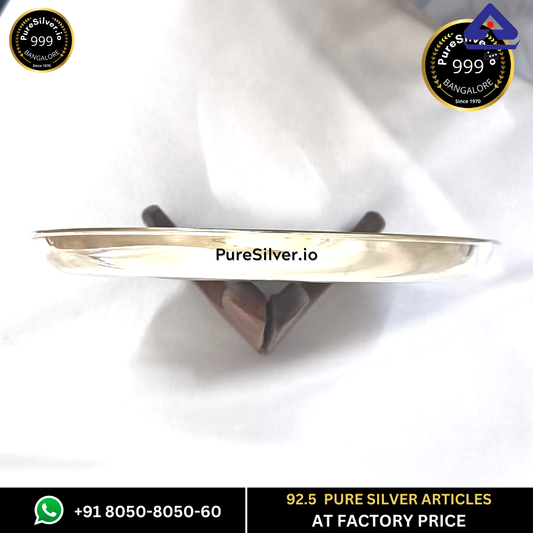 classic Nasta Pure Silver Plate| 925 Sterling Pure Silver (BIS Hallmarked) | WHOLESALE PRICE / Resell - PureSilver.io