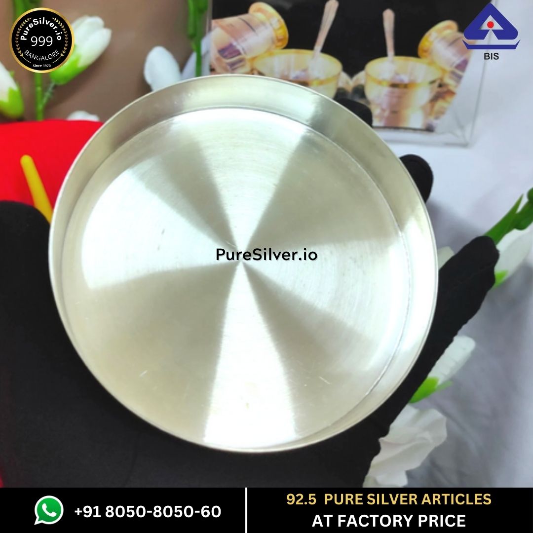 Small Silver Thali Models (25+ Designs)