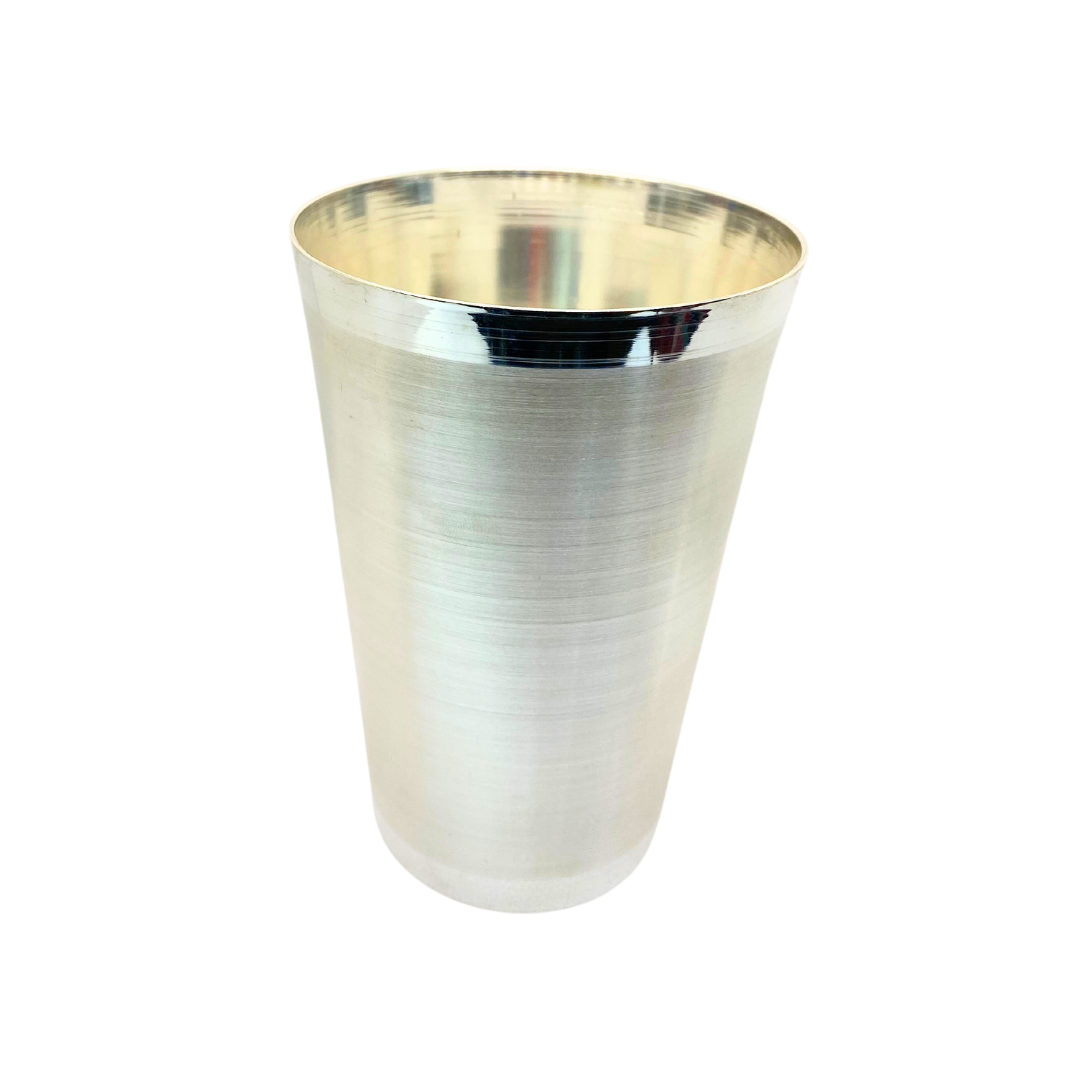 Pure Silver Glass - Matt Marwadi Silver Glass With Weights (50 - 200 gms) | Custom Orders & Bulk from Silver Factory