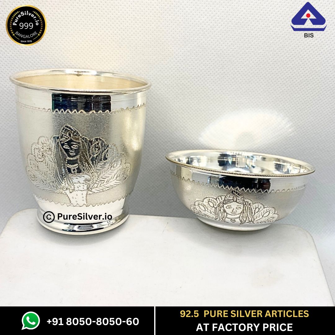 Silver Dinner Set for Baby (70+ Designs)