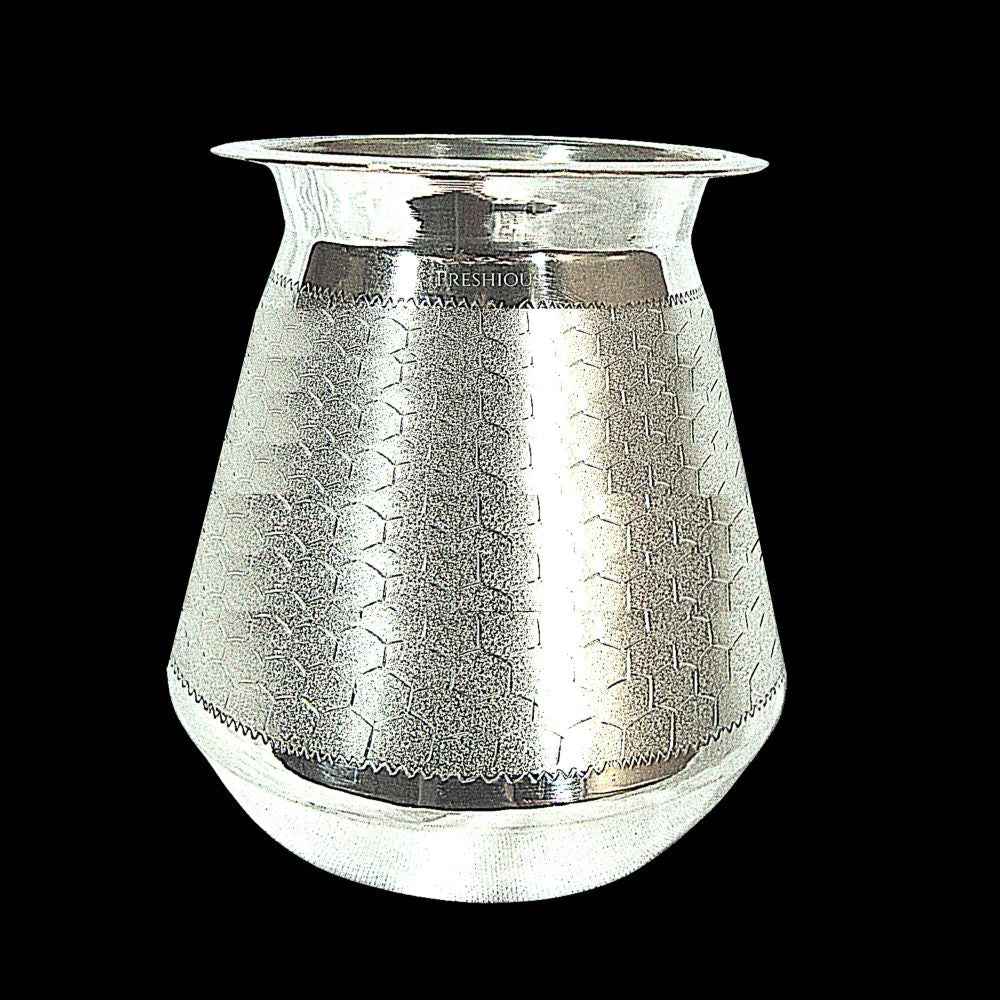 Pure Silver Lota Emery Polished, 310 grams, BIS Hallmarked