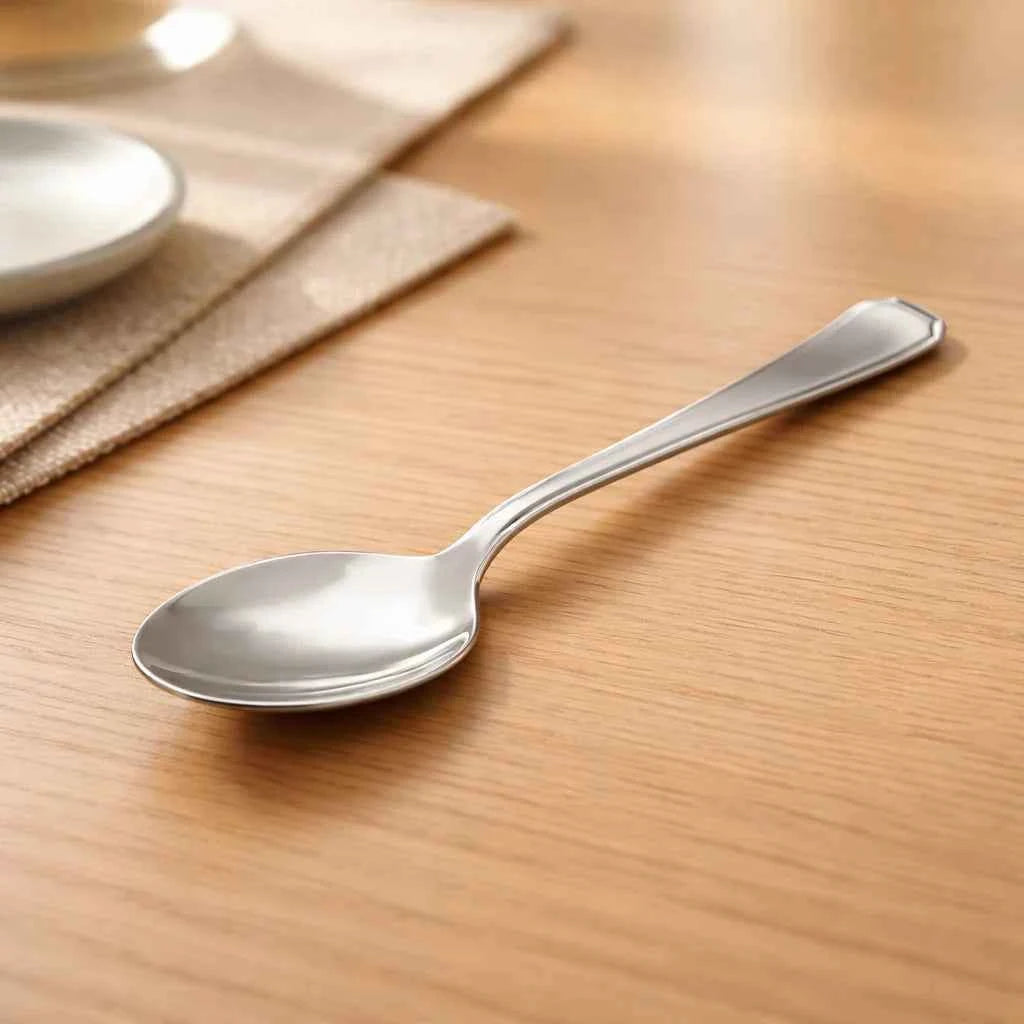 Silver Spoon for Baby Feeding, Mirror WHOLESALE, 28g, 4.75