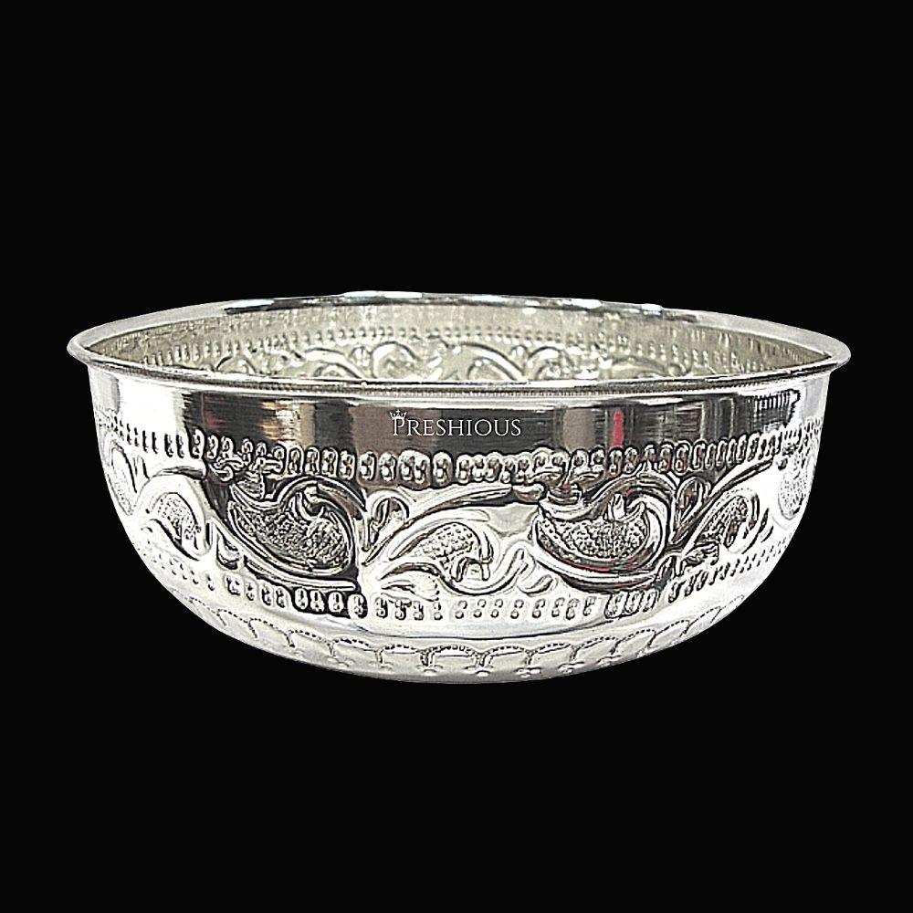 Pure Silver Bowl - Delhi Silver Bowl With Weights (10 - 225 gms / 2" - 7") | Custom Orders & Bulk from Silver Factory