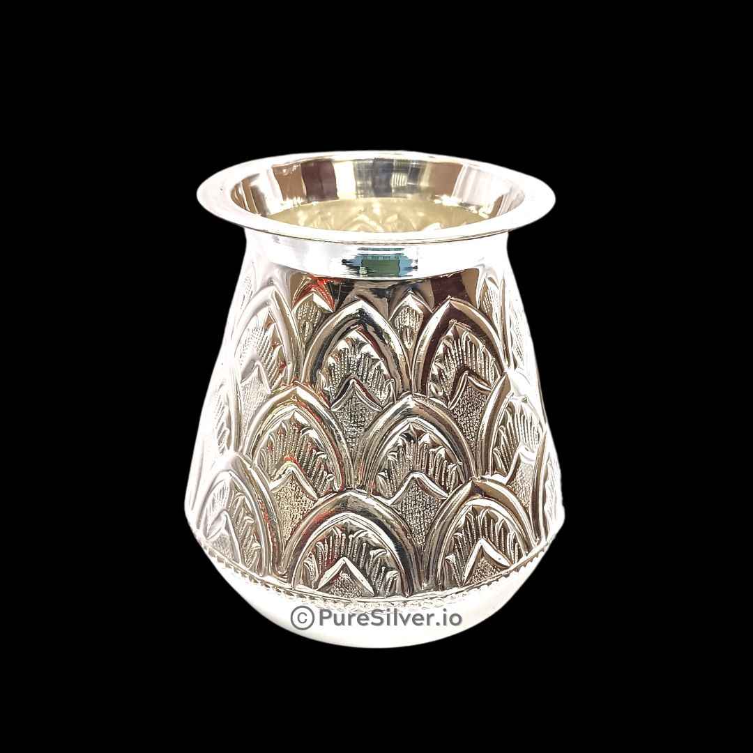 925 Sterling Silver Marwadi Lota, 200 grams, BIS Hallmarked
