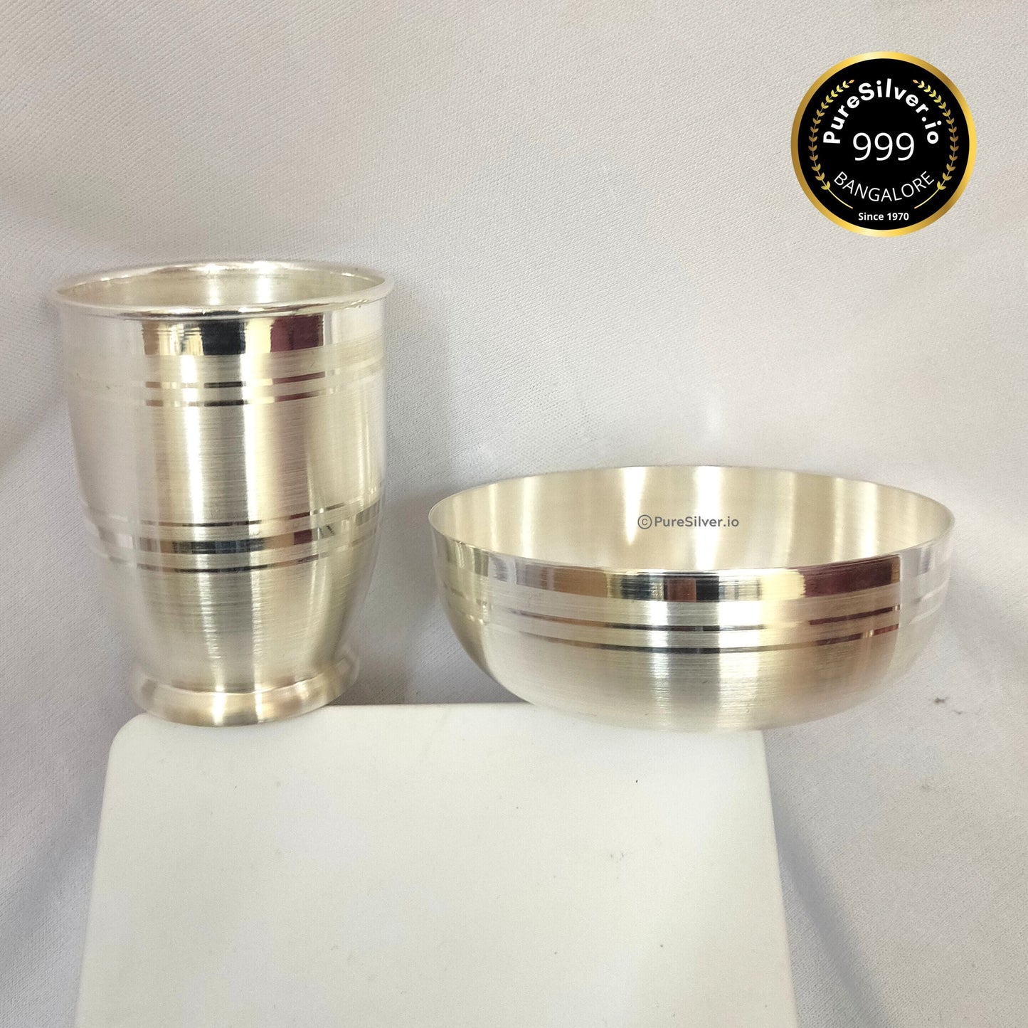 208 grams Custom Silver Dinner Set For Baby | Custom Silver Article Design91 - | Custom Orders & Bulk from Silver Factory