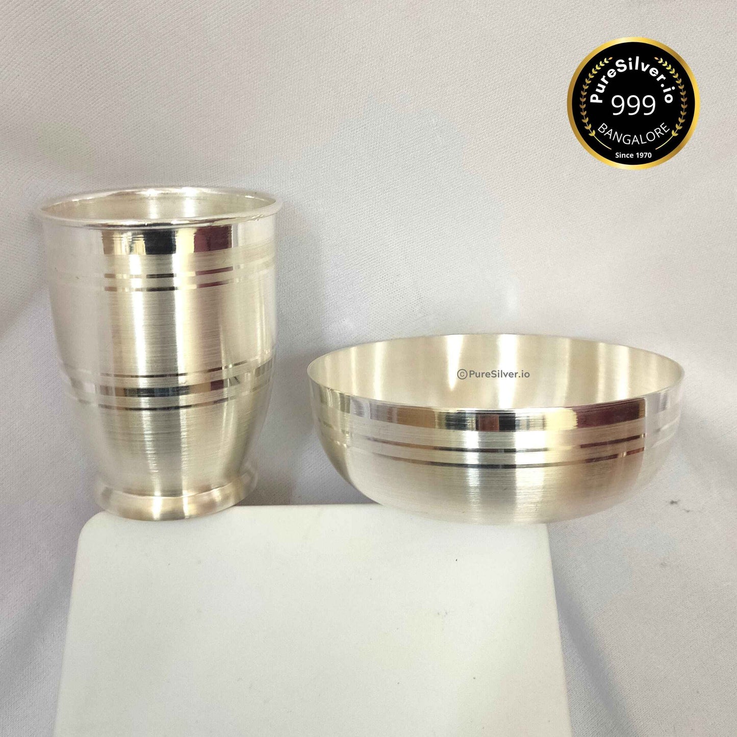 Custom Silver Dinner Set For Baby Custom Silver Article Design91, 210 grams, BIS Hallmarked