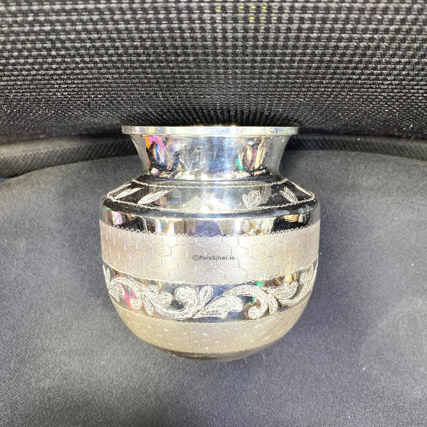 255 grams Pure Silver Pipe Chombu - Mirror Finished - | Custom Orders & Bulk from Silver Factory