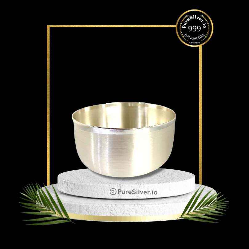 Small Pure Silver Bowl, 40 grams, BIS Hallmarked
