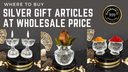 Where to Buy Silver Gift Articles for Marriage or Housewarming at Wholesale Price - PureSilver.io