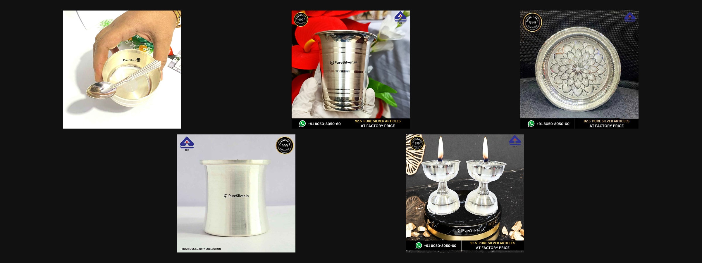 70 grams Pure Silver Items with Price (925) - PureSilver.io
