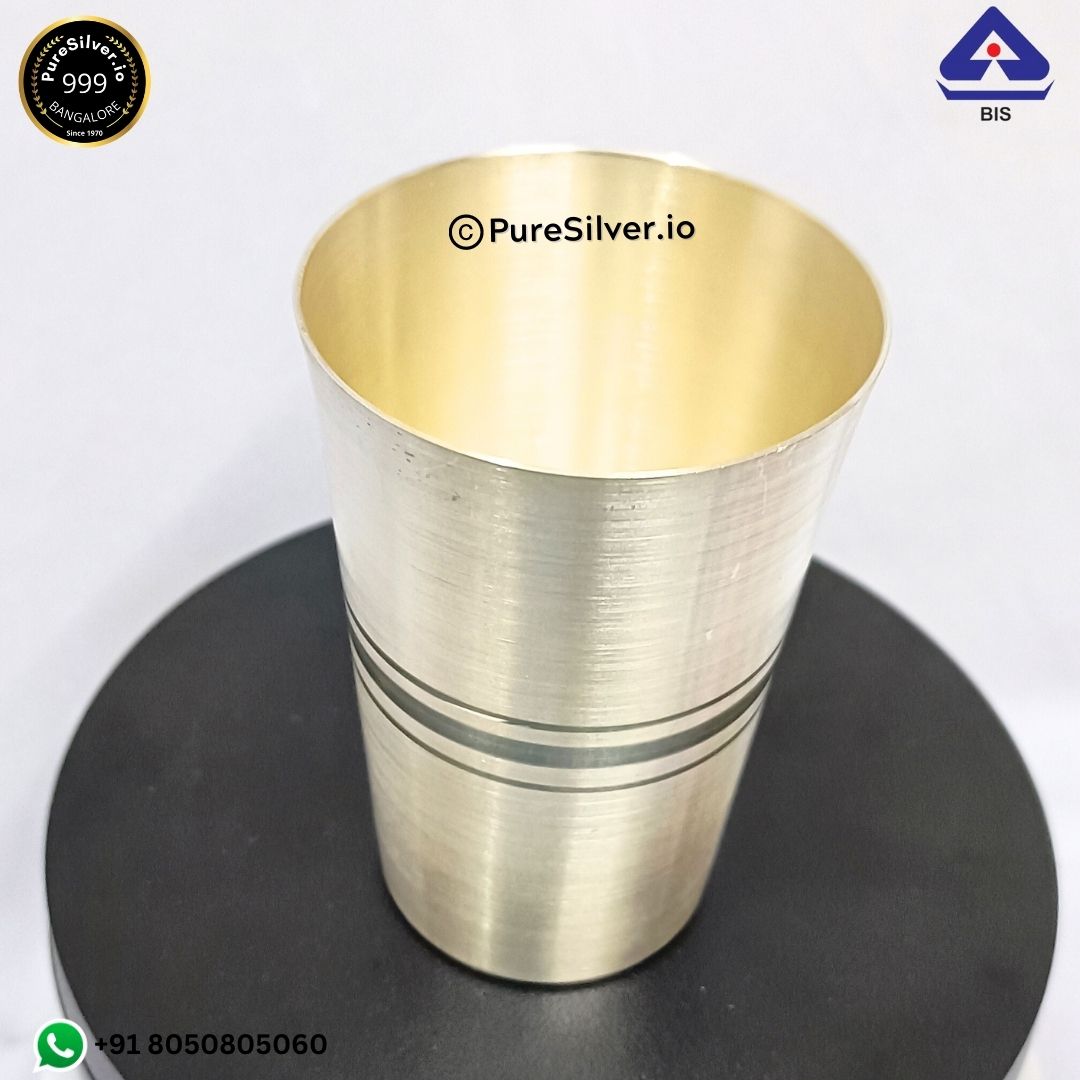 Silver Glass - Marwadi Pattern (heavy) - WHOLESALE