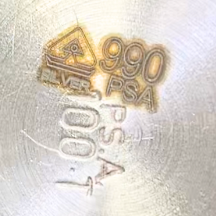 99.9% Pure Silver Glass Models with 990 BIS Hallmark