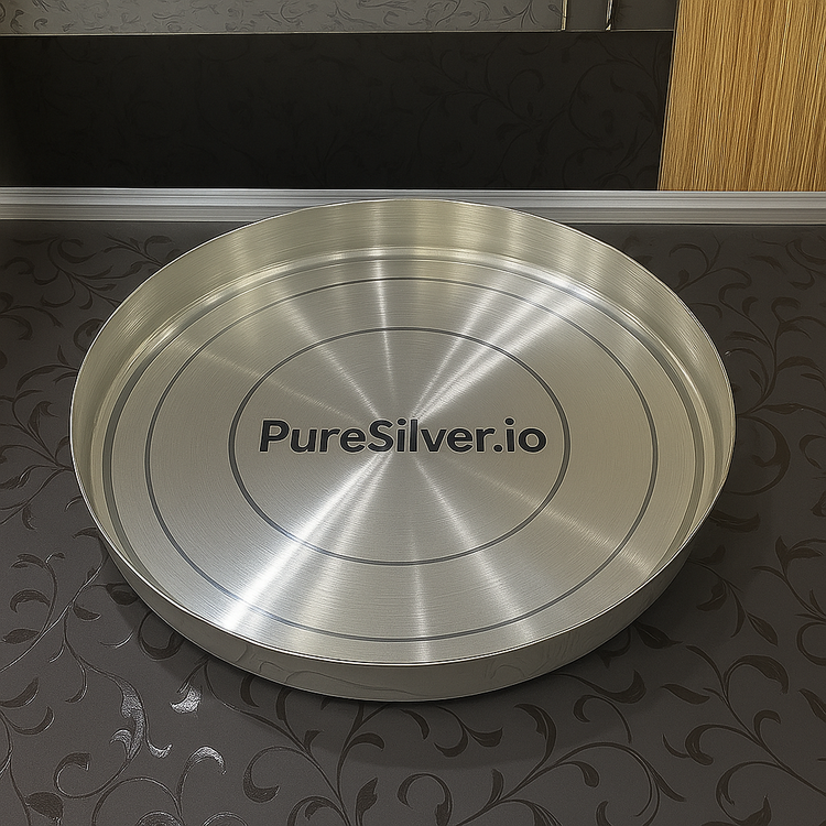 925 Silver Plates: 9 - 12 inches, BIS Hallmarked