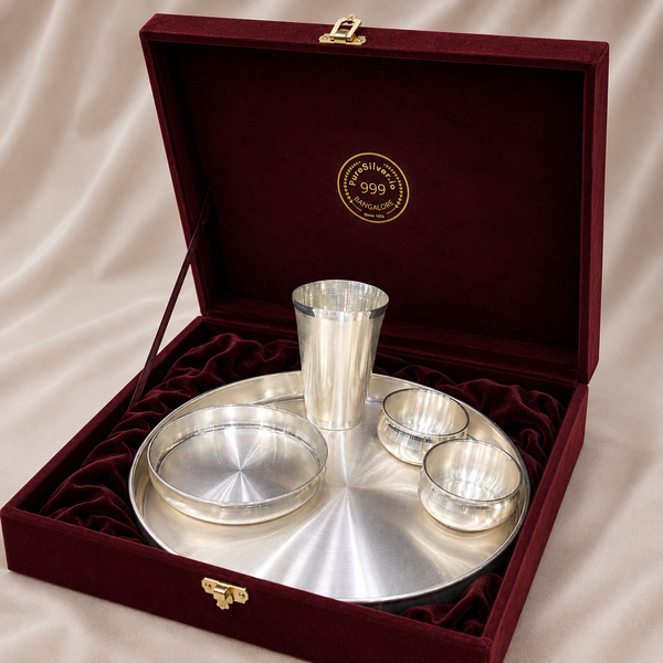 Silver Dinner Sets Under Rs.1 Lakh