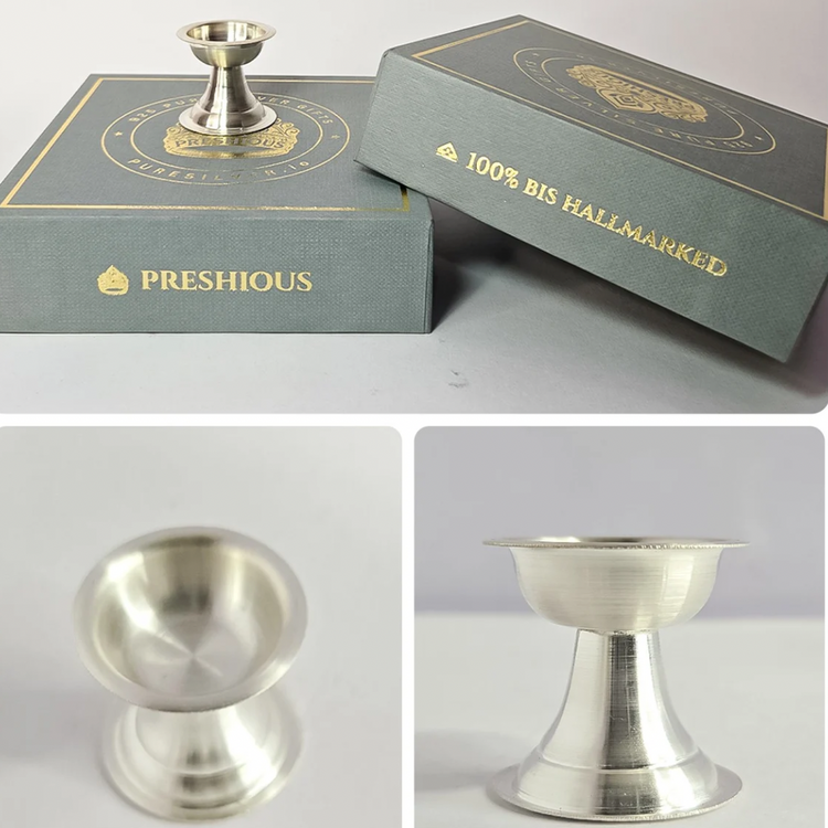 Pure Silver Diyas