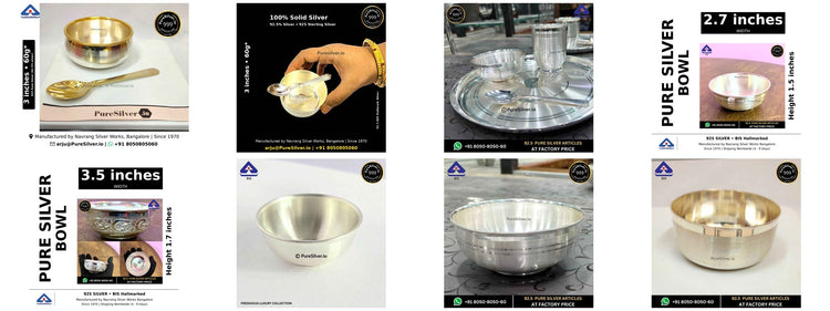 Eight original First Birthday silver gift photographs in first-product order, four columns and two rows