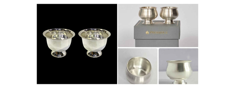 The two visible kumkum and pooja cup designs, shown in their original product photographs