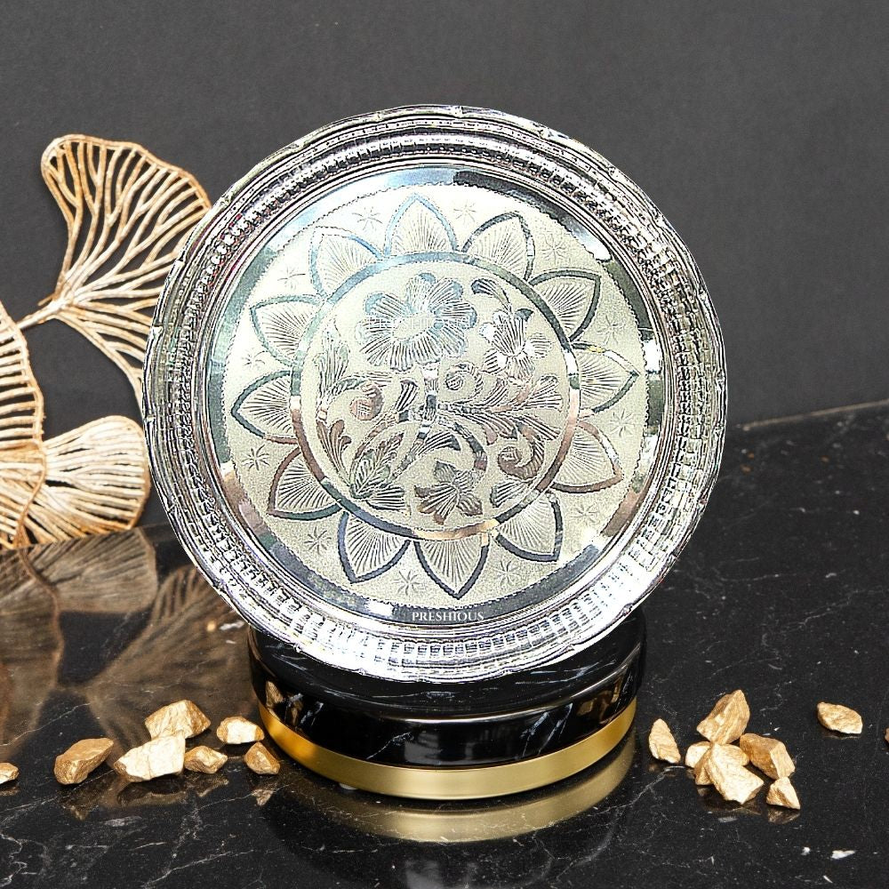 Buy Silver Plate | Pure Silver Dinner Set & Plate Online India