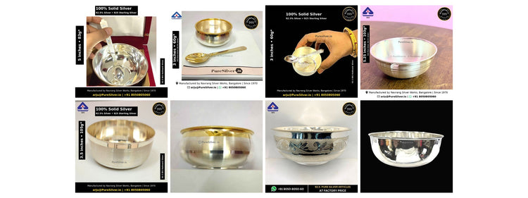 Eid silver gifts first eight original product photos in four columns and two rows
