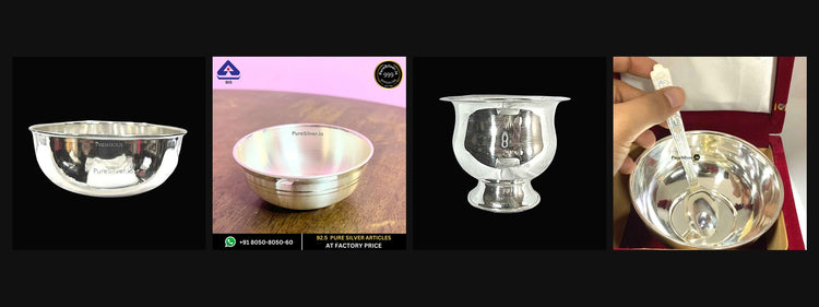 Four PureSilver Delhi designs shown in collection order.