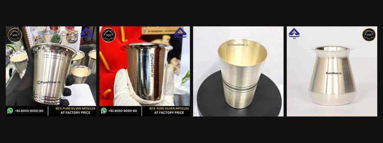 Four PureSilver glass designs for Father gifts shown in collection order.