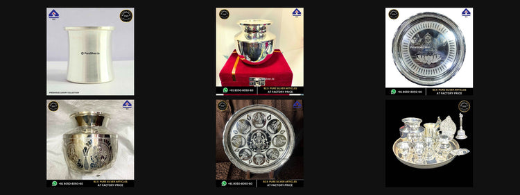 The first six PureSilver ritual gift designs for Mother shown in collection order.