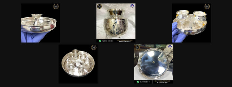 Five PureSilver ritual gift designs for Mother-in-Law shown in collection order.