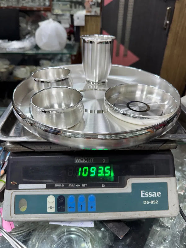 Silver Dinner Sets Under ₹1 Lakh
