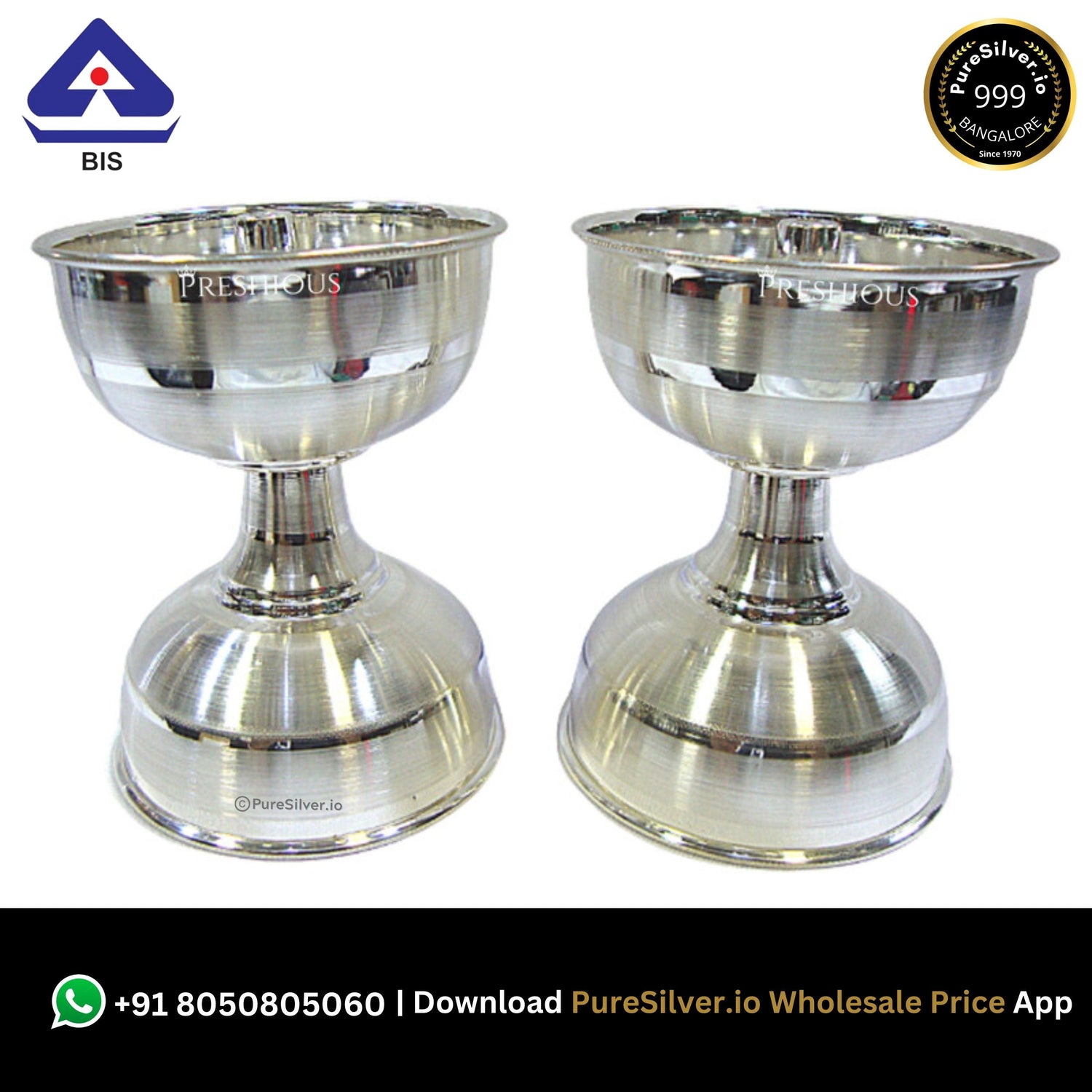 Buy Pure Silver Pooja Items Online In India - PureSilver.io