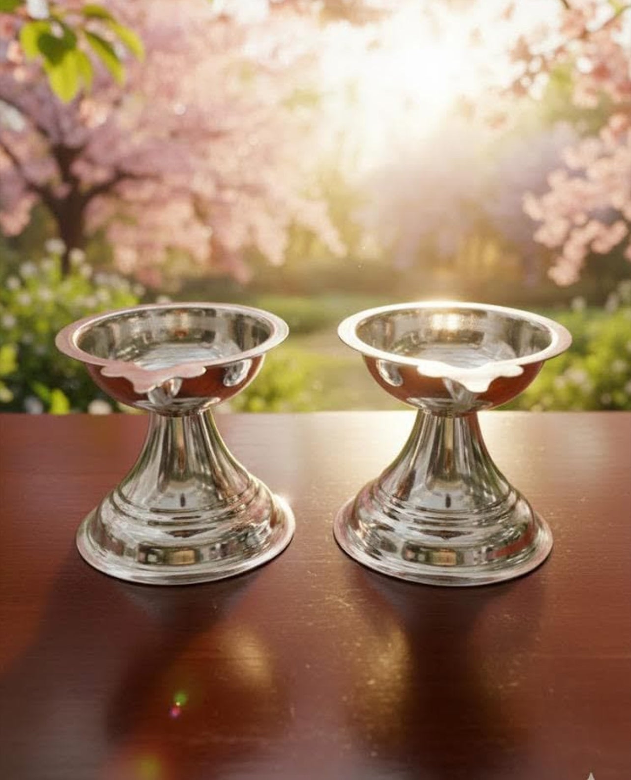 PRESHIOUS 925 Silver Diya, 1.25 inches to 2.5 inches, BIS Hallmarked