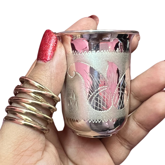 Pure Silver Glass - Designer Maharaja Silver Glass With Weights (10 - 200 gms) | Custom Orders & Bulk from Silver Factory