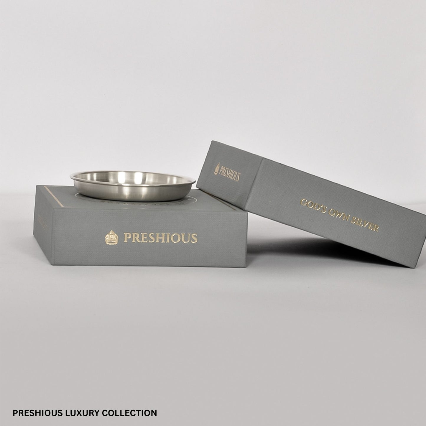 Mini Pure Silver Plate for Diya - 2 inches