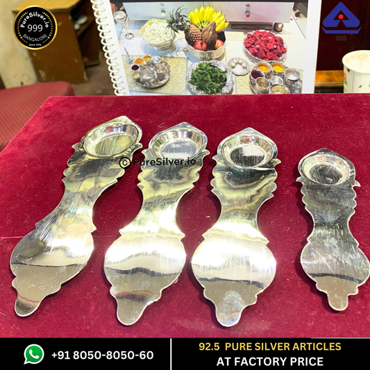 Pure Silver Kapur Aarti | Custom Orders & Bulk from Silver Factory