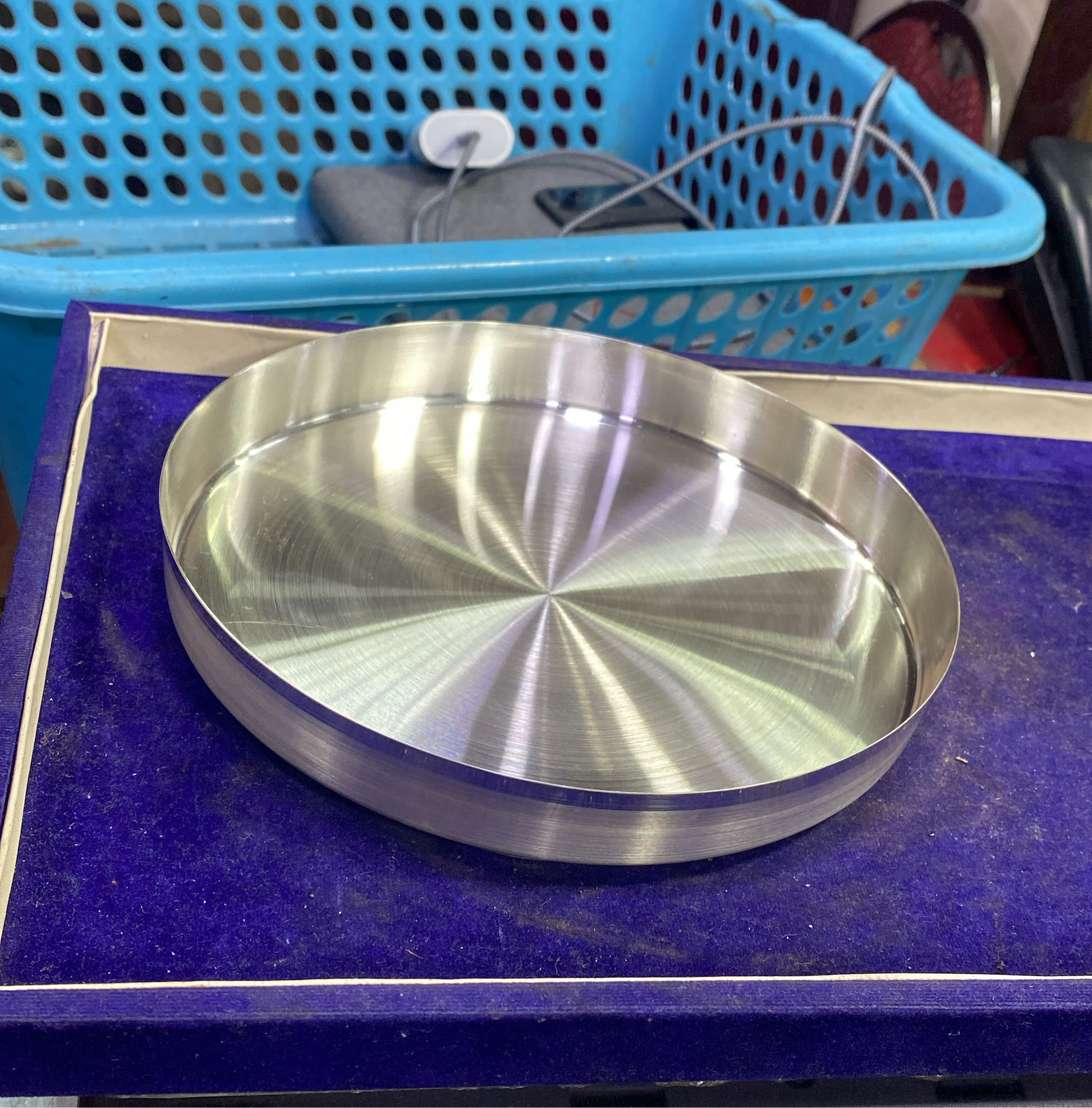 Pure Silver Plate - Bombay Silver Thali (4.25 to 18 inches / 80 gms to 2300 gms) | Custom Orders & Bulk from Silver Factory