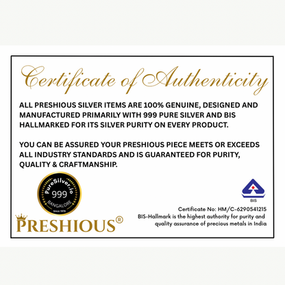 925 Silver Plate - 3.75 inches (~30 grams) BANGALORE PATTERN