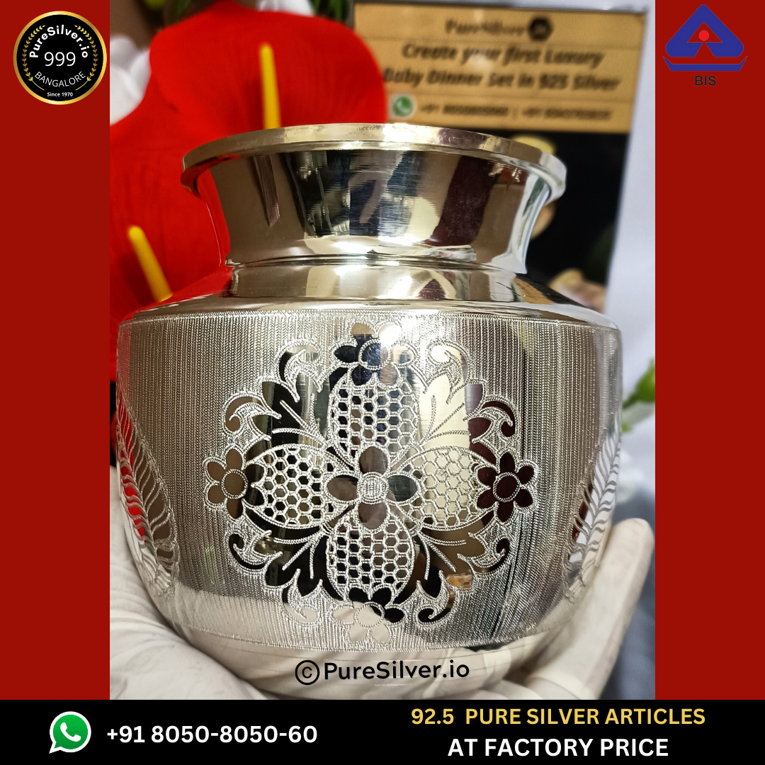 Bespoke Silver Kalash for Pooja