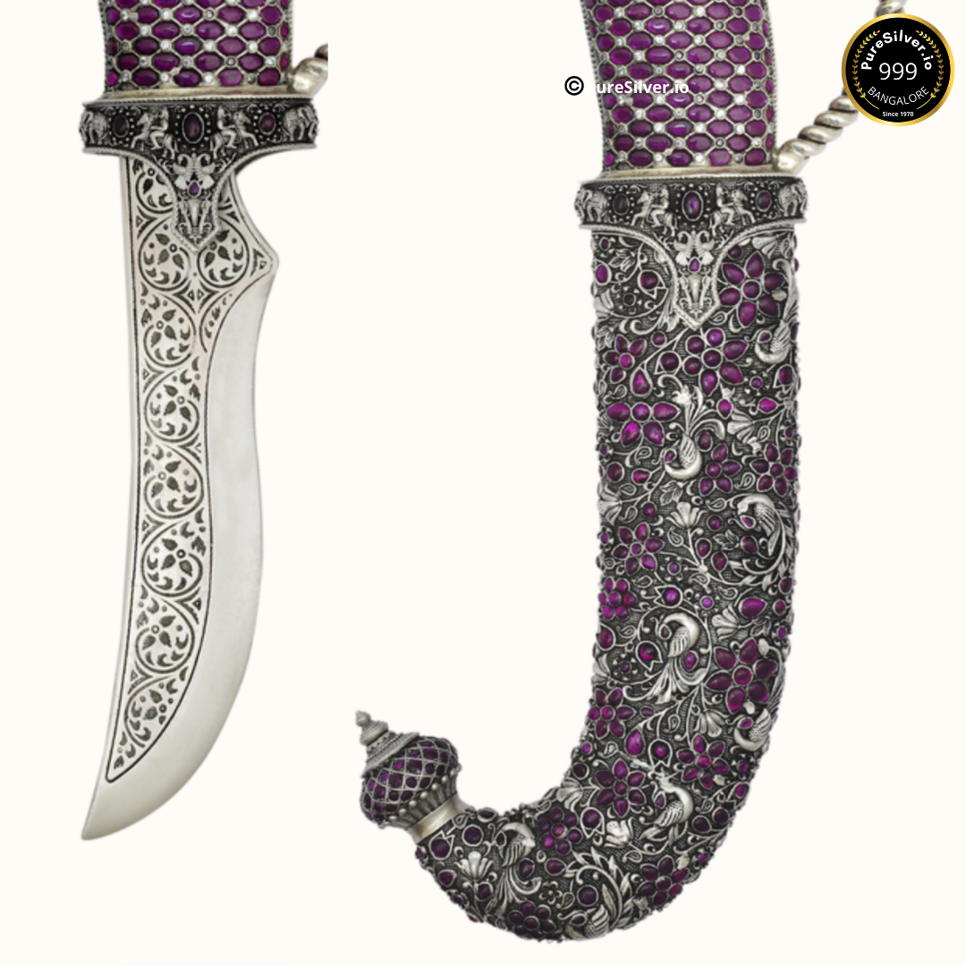 925 Luxury Sterling Silver Horse Katar