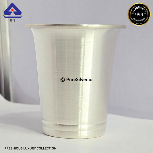 925 Silver Glass - 200 ml, 3.25 inches (~54 grams) WHISKEY PATTERN