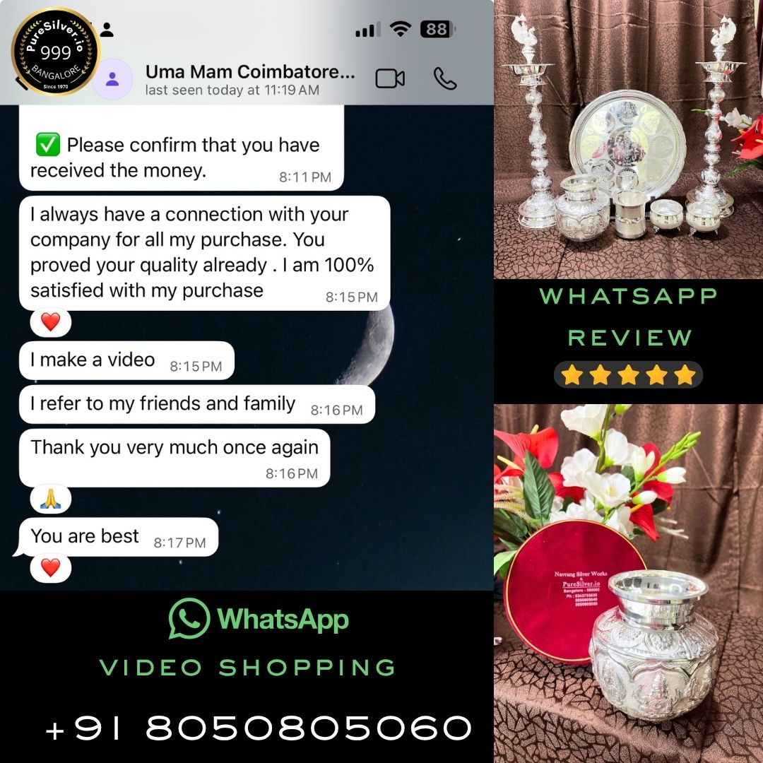 925 Pure Silver Glass for Drinking Water - 175 ml, 3.25 inches (~42 grams) Chico Pattern, Fine-Ribbed, Matt | BIS Hallmarked