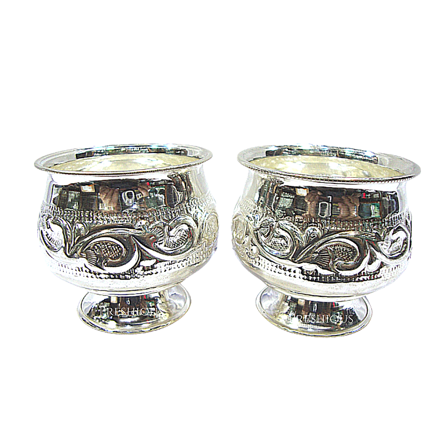 Pure Silver Bowl for Pooja, 40 grams, BIS Hallmarked