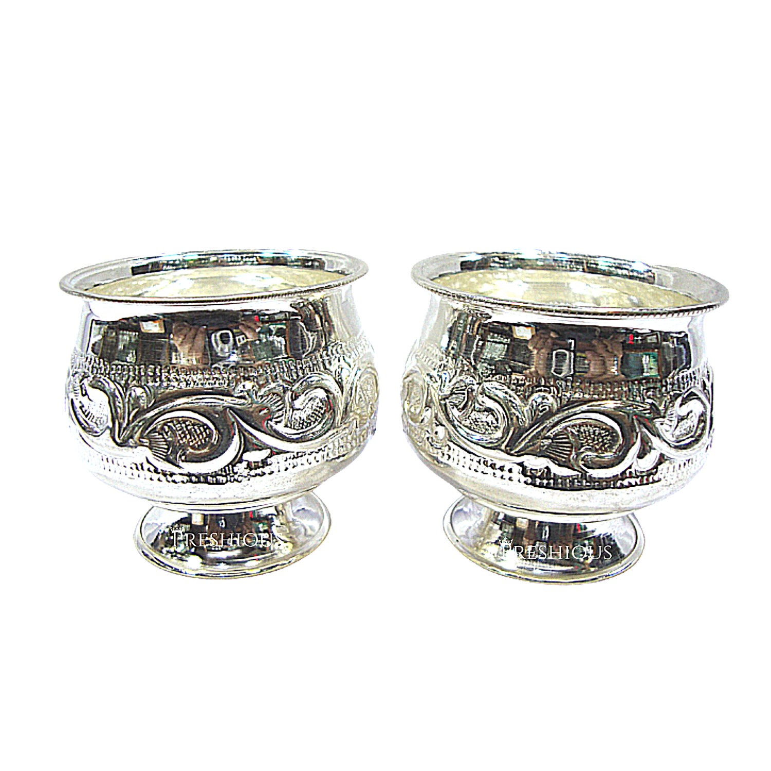 Pure Silver Bowl for Pooja, 40 grams, BIS Hallmarked