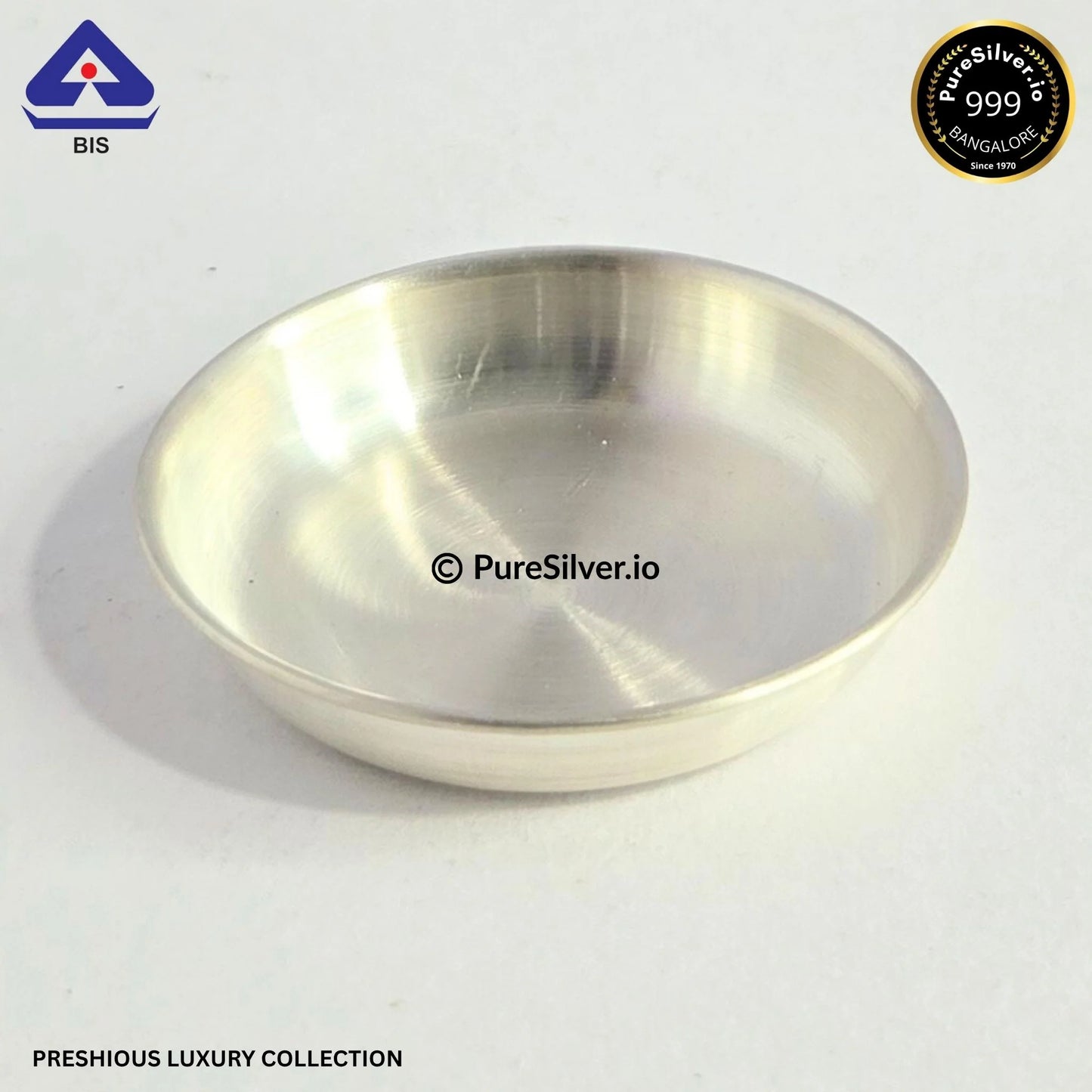 925 Silver Plate - 1.75 inches (~6 grams) BANGALORE PATTERN