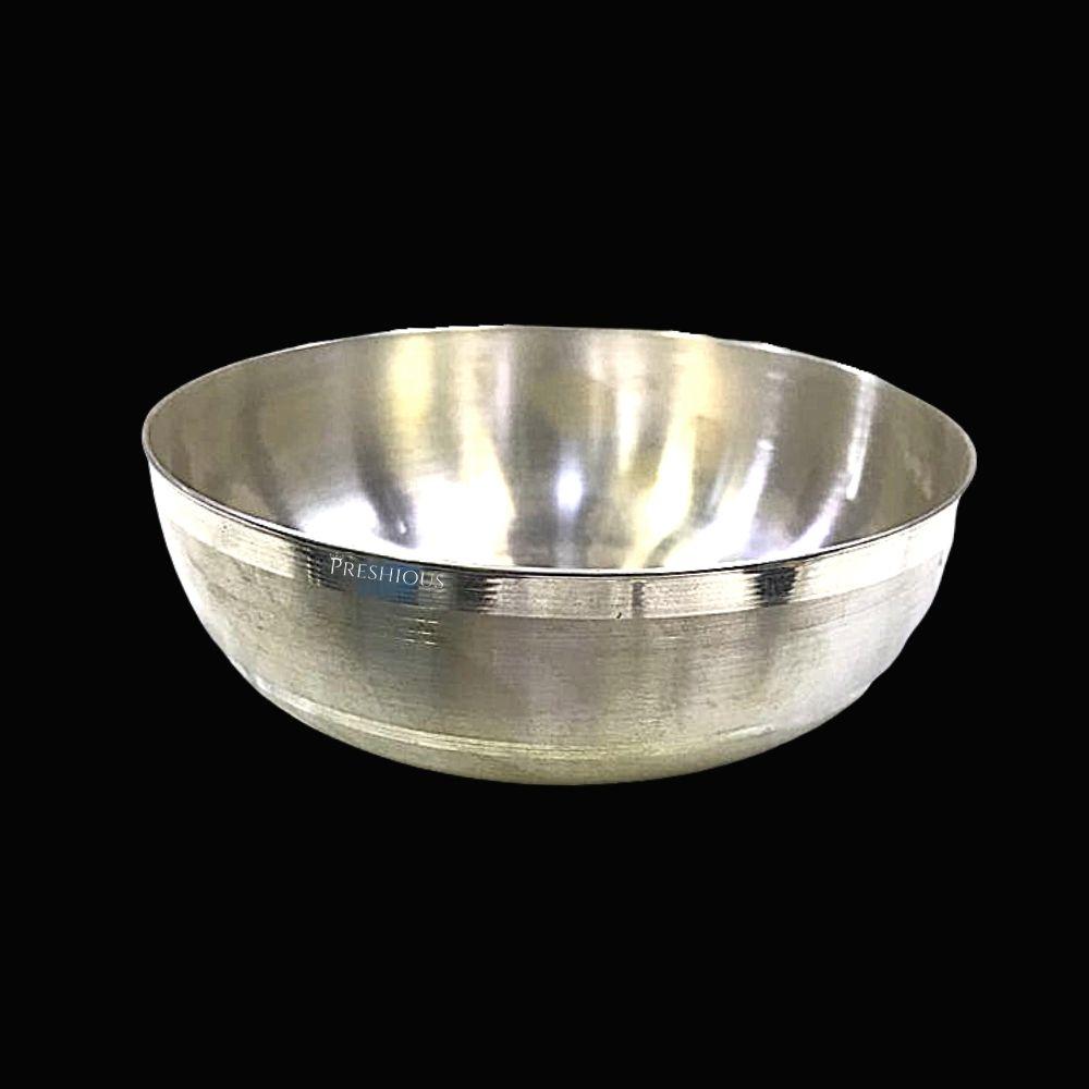 203 gms Pure Silver Vatka - Emery Polished