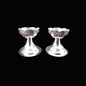 103 gms Pure Silver Neelanjan Kamal (Set Of 2) - Mirror Finished BIS Hallmarked