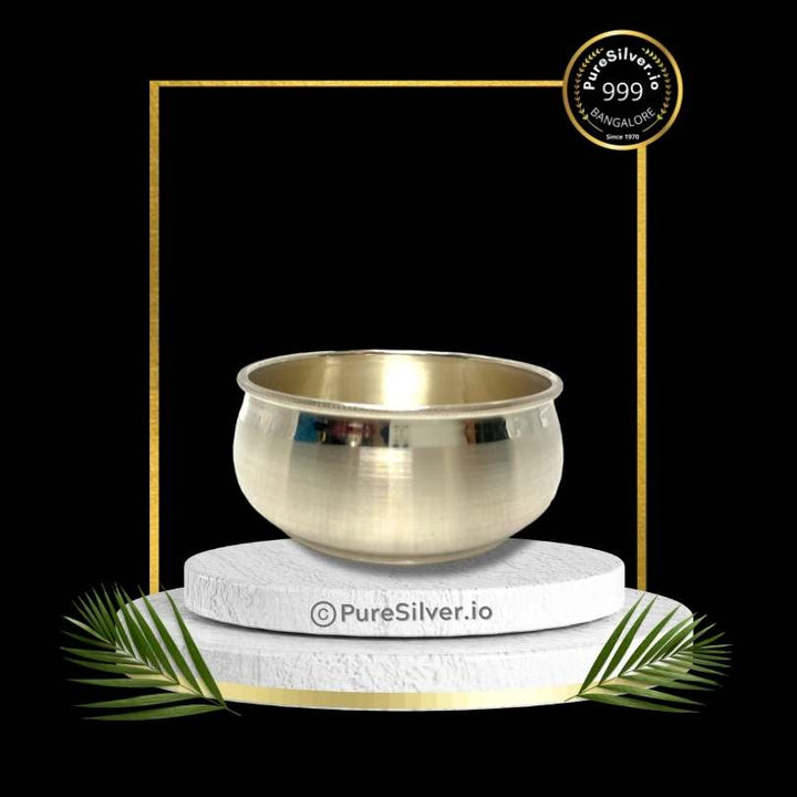 Buy Silver Bowl Online in India Silver Bowl Price Pure Silver Bowl PureSilver.io
