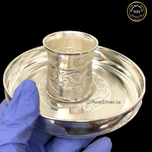 Silver Bell at Rs 2500/piece, Silver Pooja Accessories in Hyderabad